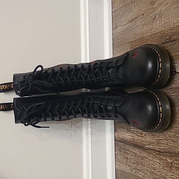 Dr Martens 1914 Vonda Floral Zip Up boots - Picture 3 of 10